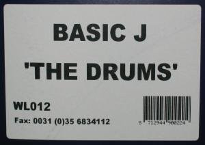 Basic J - The Drums 12-Zoll Vinyl LP von Spinnin' Records, White Label, Electronic, 2004 - Bild 1