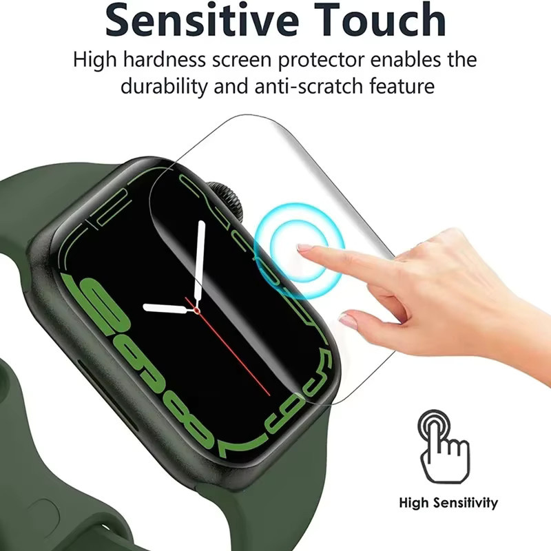 Apple Displayschutzfolie Hydrogel, Silikon, transparent, Unisex - Bild 4