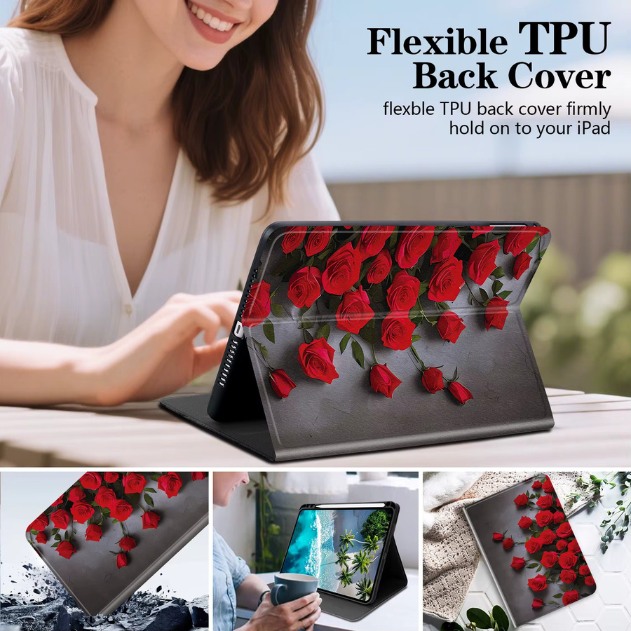 Lenovo Tablet-Abdeckung für Xiaoxin Pad Pro 12.7 2025 mit Stifthalter und Klappständer, Multicolor - Bild 4
