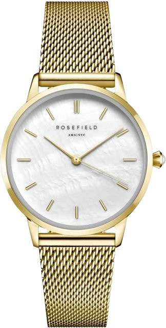 Rosefield Damenuhr, Quarz, Edelstahl, 36 mm, Weiß, 3 ATM - Bild 1