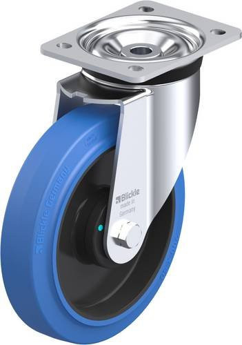 Blickle Lenkrolle LK-POEV 200KAD-SB aus Stahl und Kunststoff, Rad-Durchmesser: 200 mm, Tragfähigkeit: 500 kg - Bild 1