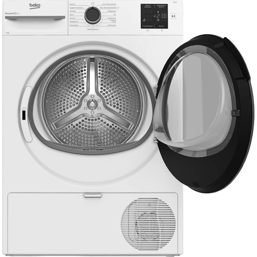 Beko Wärmepumpentrockner BM3T38210W1 weiß B/H/T: 59,8 x 84,6 x 54,5 cm mit 8 kg Kapazität - Bild 3
