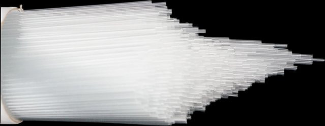 1000 Stück Kapillarrohre aus Glas mit offenen Enden, transparent, Länge: 100 mm, Innendurchmesser: 0,1 bis 0,5 mm - Bild 1