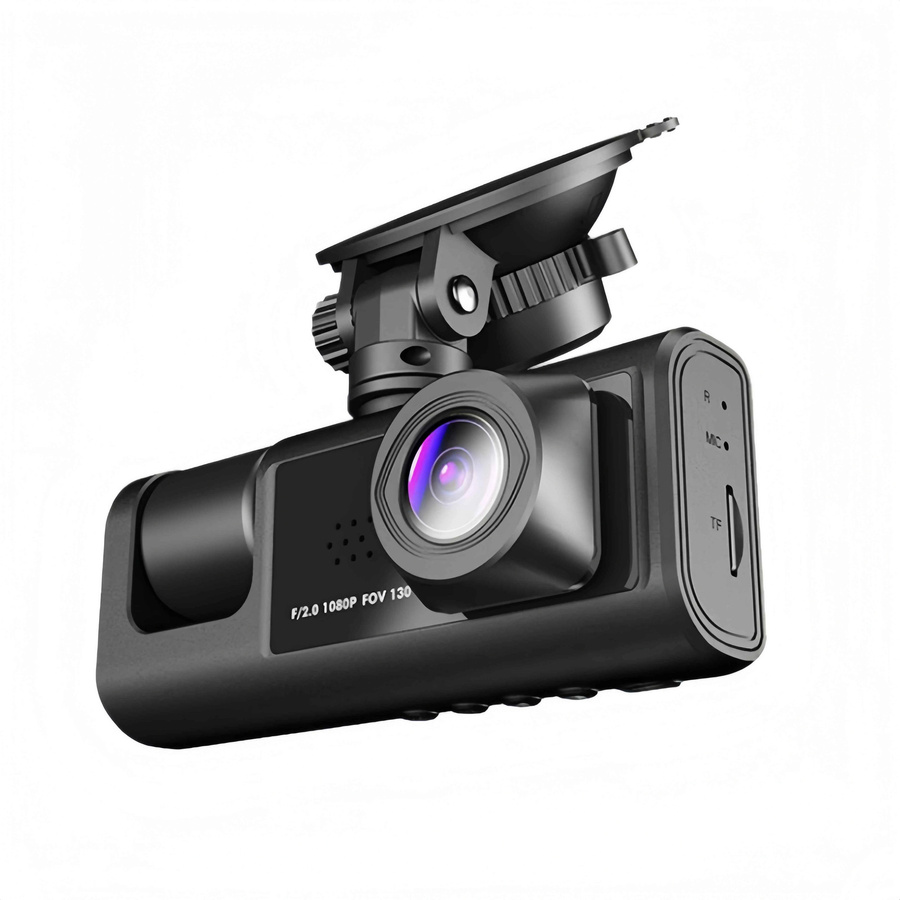 AutoCam WIFI Triple Kamera Dashcam in Schwarz mit 1080P Full HD und Nachtsicht als 3-Kanal Auto Innen und Außen Recorder - Bild 7