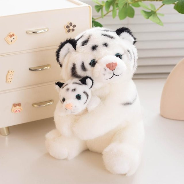 Mutter und Kind Serie Pinguine Koalas Tiger Kängurus Faultier Delfin, Plüschtiere - Bild 1