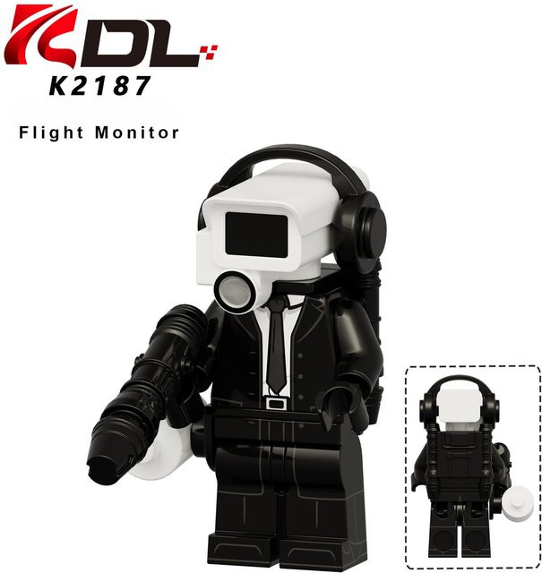 KDL826 Skibidi Toilet Bausteine, Detainer Astro Titan TVman Figur, ab 6 Jahren - Bild 1
