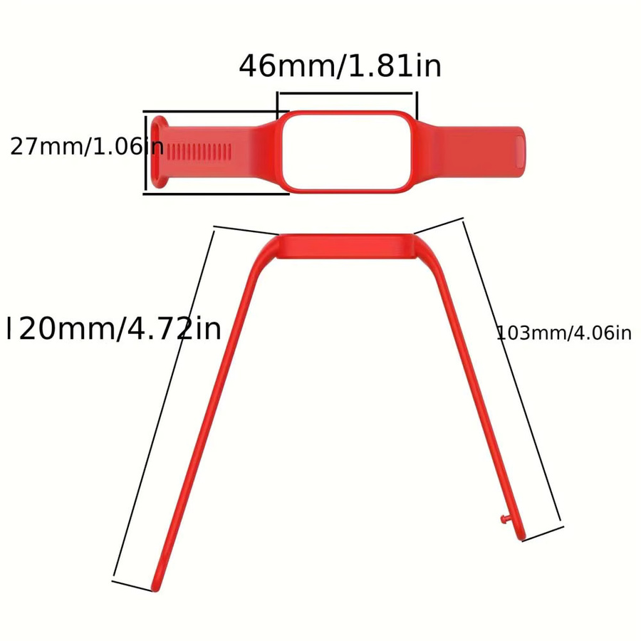 Silikonarmband für Xiaomi Smart Band 9 Active und Redmi Band 3 in Grün - Bild 2