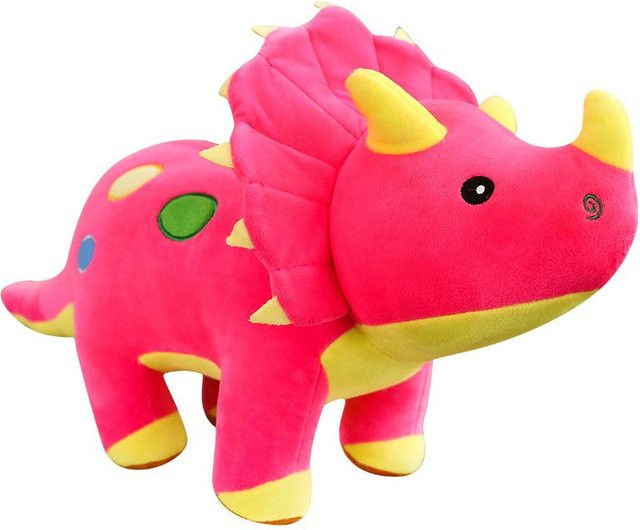 Yiran Health & Beauty Triceratops Stegosaurus Plüschtier, Dinosaurierpuppe, 60cm - Bild 1