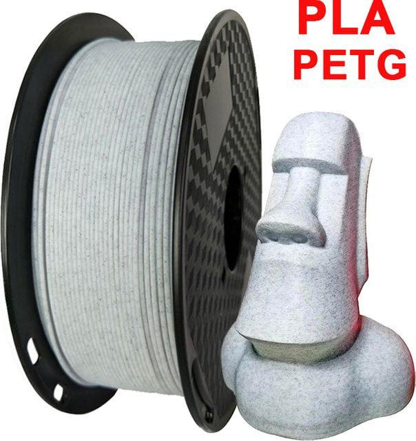 3D Maliang PETG Marmor Filament 1,75mm für FDM 3D-Drucker in Steinoptik - Bild 1