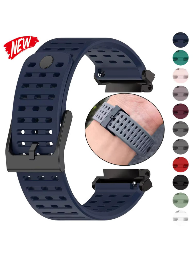 FancyWrist Uhrenarmband Silikon, Schwarz, Unisex - Bild 5
