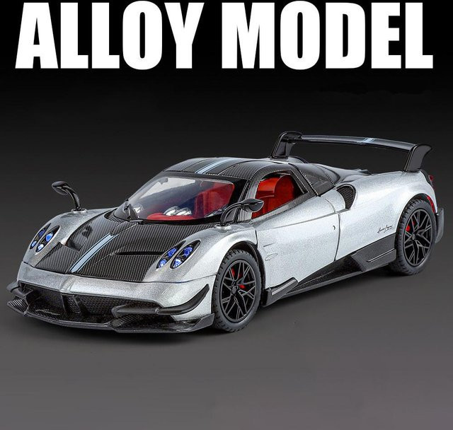 Linyi toy car Pagani Huayra Bc Sportmodell, 1:32, Metall, mit Licht und Sound - Bild 1
