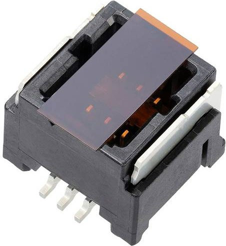 Molex Stiftgehäuse-Platine in Schwarz mit 6 Polen und einem Rastermaß von 1.25mm - Bild 1