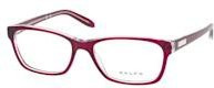 Ralph RA 7039 Korrektionsbrille, Vollrand, Rechteckig, Kunststoff, Damen, red pink - Bild 1