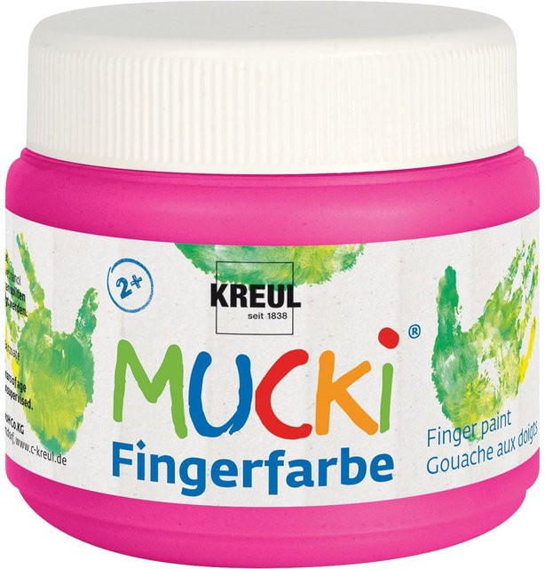 MUCKI Fingerfarbe Pink mit Bitterstoffen - Bild 1