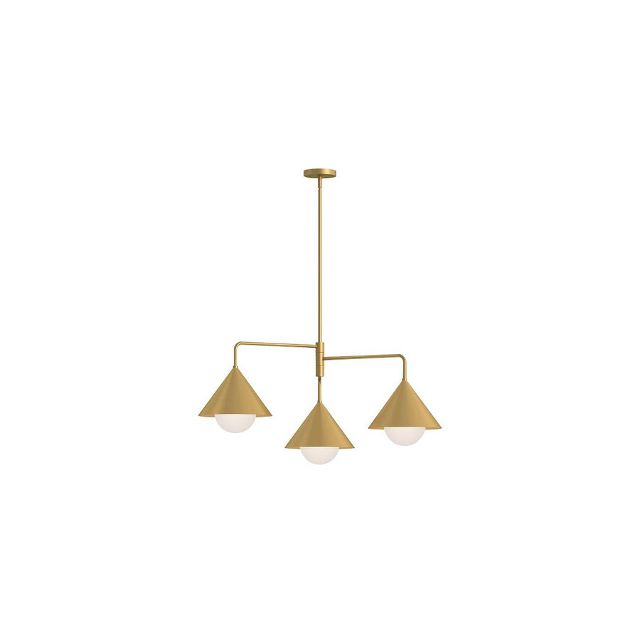 Alora Mood Remyck Kronleuchter in Gold/Messing aus Metall im modernen Design - Bild 1