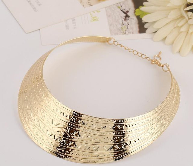YIRAN Halskette Choker, beige, Damen - Bild 1