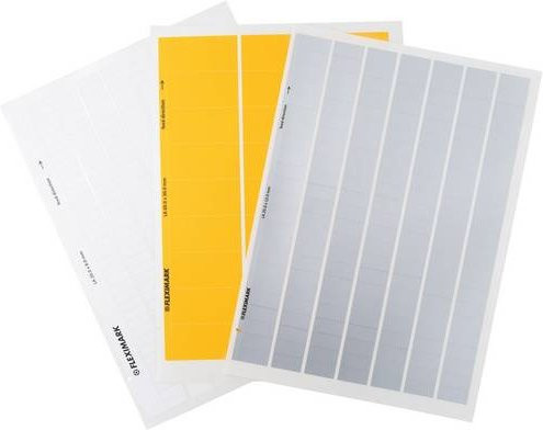 LAPP FLEXIMARK Etiketten LA 16-8 YE in Gelb für Laserbedruckung, 3150 Stück - Bild 1