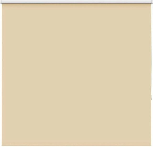 vidaXL Verdunkelungsrollo Beige aus Polyester mit Thermoisolierung B: 145 cm, H: 175 cm - Bild 1