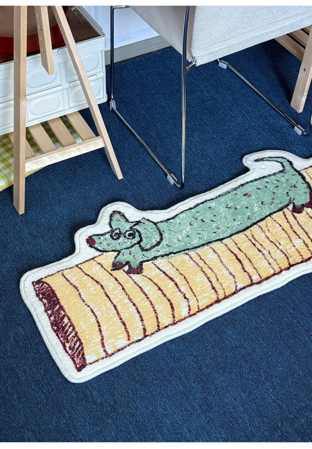 VIKAMA Haustier-Schoßhundteppich in Mehrfarbig, weicher Teppich für Kinderzimmer und Schlafzimmer - Bild 4