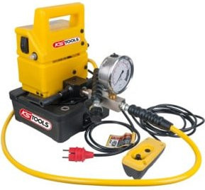KS Tools Elektrische Hydraulik-Pumpe in Gelb, Breite: 244 mm - Bild 1