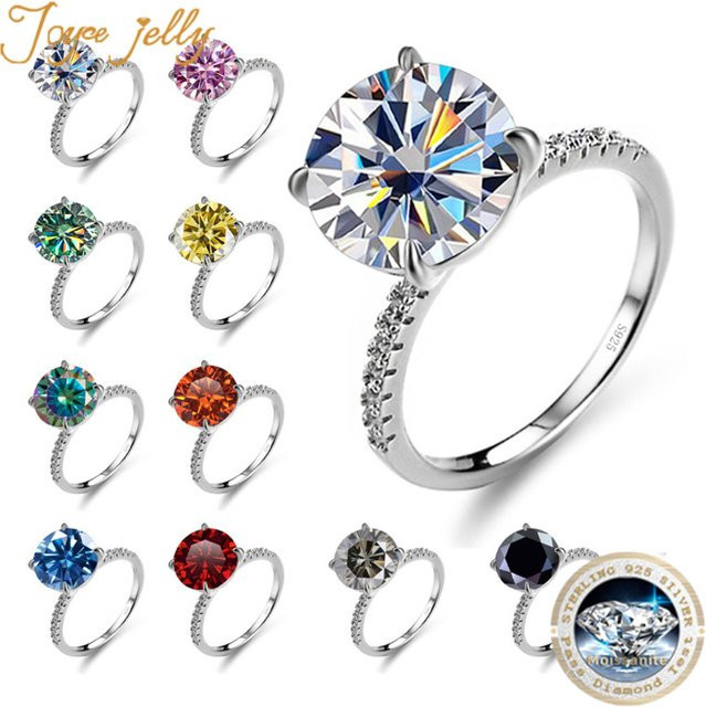 Joyce jelly Diamantring Moissanite, 925 Silber, Damen - Bild 1