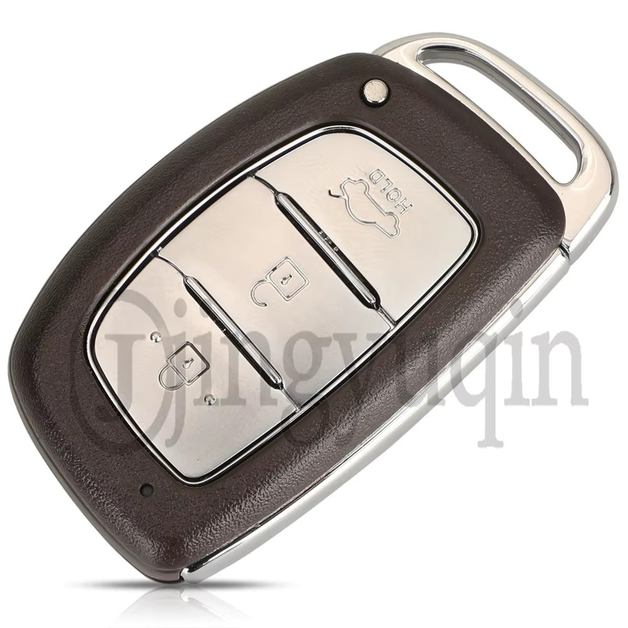 jingyuqin Smart Car Remote Key Shell mit Batteriehalter für Hyundai Ioniq ELANTRA SOLARIS I30 IX35 Tucson 2013-2023 FOB, Schwarz - Bild 2