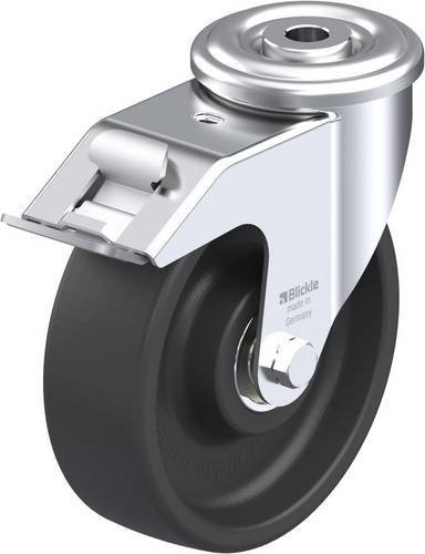Blickle Lenkrolle LIR-POHI 125HK-FI mit Feststeller, Rad-Durchmesser: 125 mm, Tragfähigkeit: 150 kg, Farbe: Grau/Silber - Bild 1