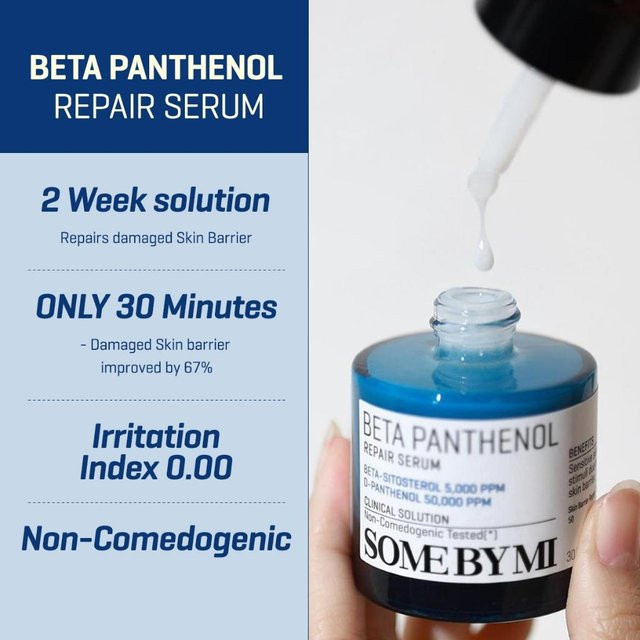 SOME BY MI Beta Panthenol Repair Serum, 30 ml, für fettige und reife Haut - Bild 1