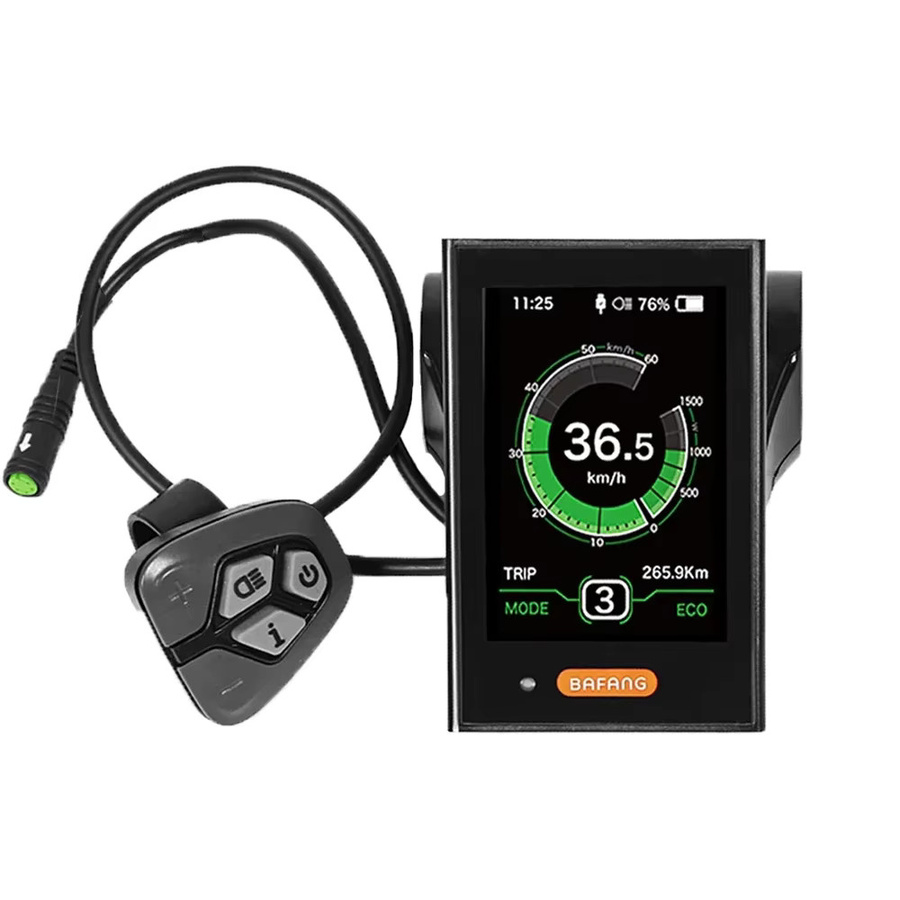 Bafang DPC18 Original Display für Elektrofahrräder mit USB-C Port, Schwarz, 5-Pin Weiblich UART, passend für 8fun BBS E-Bike Mittelmotoren - Bild 5