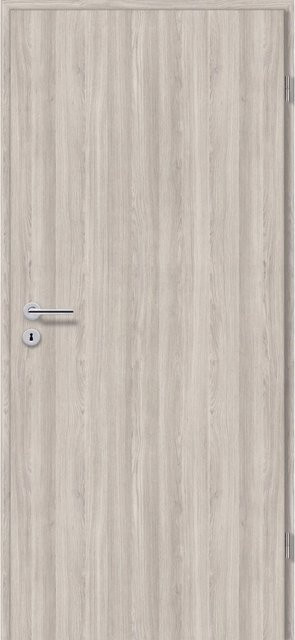 Zimmertür GetaDoor CPL Eiche Silber modern mit Anschlag links, Breite: 98,5 cm, Höhe: 198,5 cm - Bild 1