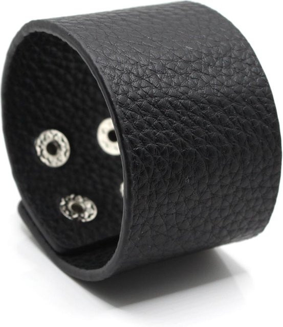 TOTABC Armband, Leder, Schwarz, Unisex - Bild 1