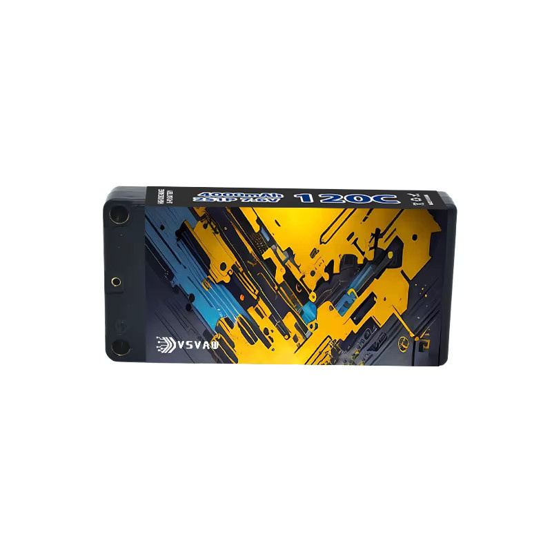 2 Stück VSVAW 2S Lipo-Akku 7,6V 4000mAh 120C/240C Hardshell Lithium-Akku HV für 1/10 Drift Racing Bigfoot Offroad - Bild 2