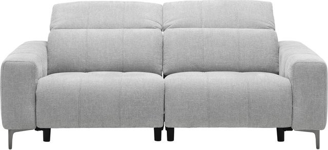 Mömax 3-Sitzer-Sofa Alvaro Grau B/T/H: 220 x 79 x 109 cm - Bild 1