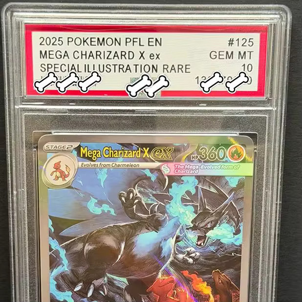 Keeppley Pokémon Charizard X EX, Spiel Proxy-Karte, Bunt / Mehrfarbig - Bild 2