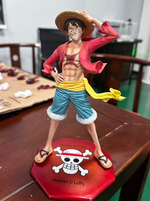 Bandai Ruffy, Cartoon Desktop Ornamente Statue, Bunt / Mehrfarbig - Bild 1