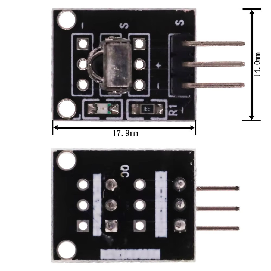 KY-022 TL1838 VS1838B Universal IR Infrarot Sensor Empfänger Modul in Schwarz für Arduino DIY Starter Kits - Bild 3