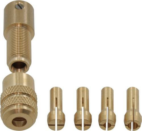 Donau Elektronik Bohrkopf mit 4 Spannzangen in Gold 1504 - Bild 1