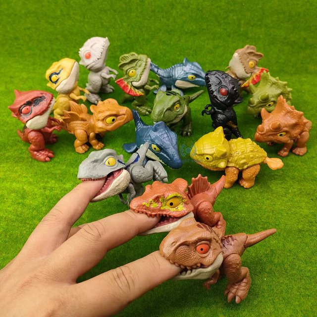 Dinosaurier Modell Spielzeug, bewegliche Gelenke, braun, Kunststoff - Bild 1