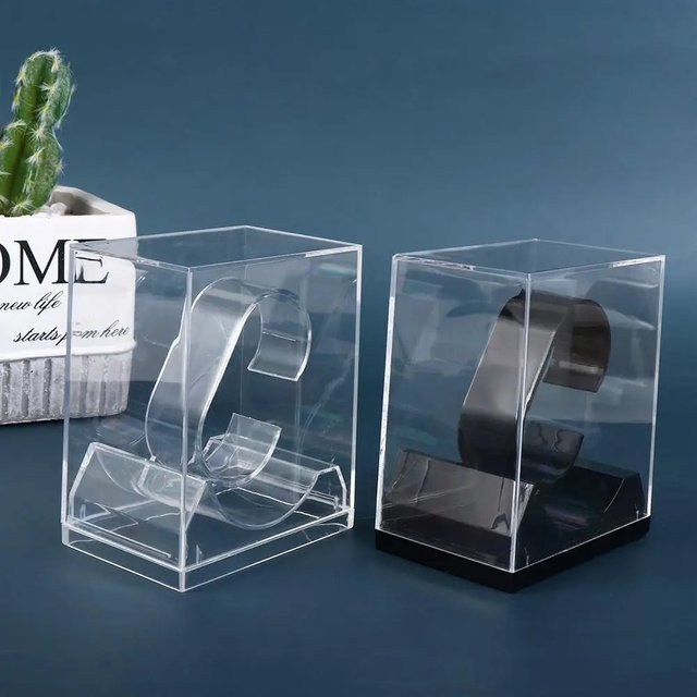 Schmuck Display Stand Box, Kunststoff, Schwarz - Bild 1