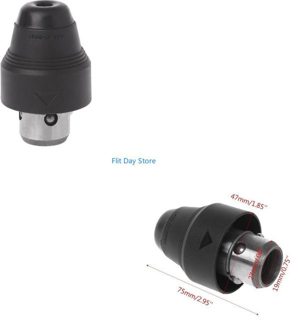 Bosch F92C Haltevorrichtung für Bohrfutter passend für GBH2-26DFR GBH2-28DFV und GBH4-32DFR in Schwarz - Bild 1