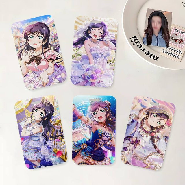 Niedlicher Nozomi Tojo Ausweishalter mit Umhängeband für Schule und Büro in Multicolour - Bild 1