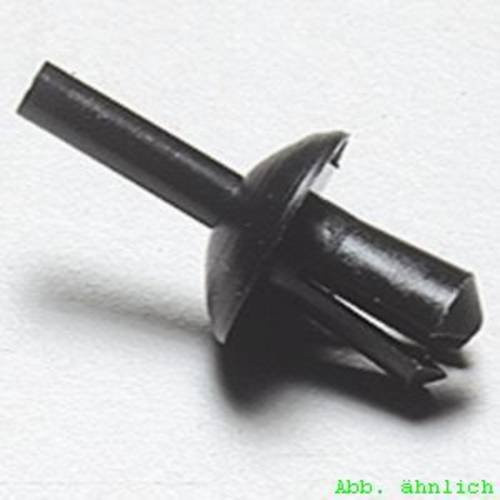 Gewiss Spreizniete NP48082 aus Nylon in Schwarz mit Ø 6mm - Bild 1