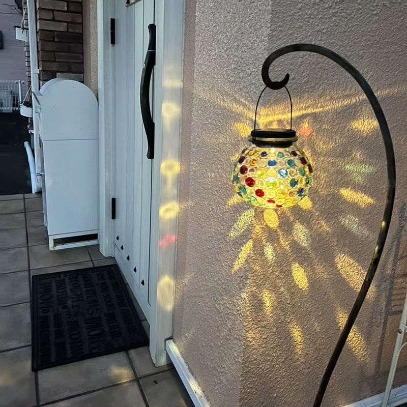 LED Solar Glas Flaschen Tischlampe für Garten und Terrasse als dekoratives Outdoor Nachtlicht - Bild 6