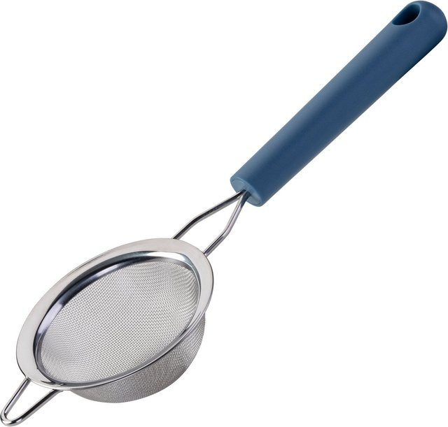 Fackelmann Sieb Essential aus Edelstahl in Blau, Ø 9 cm, feinmaschig und spülmaschinenfest - Bild 1