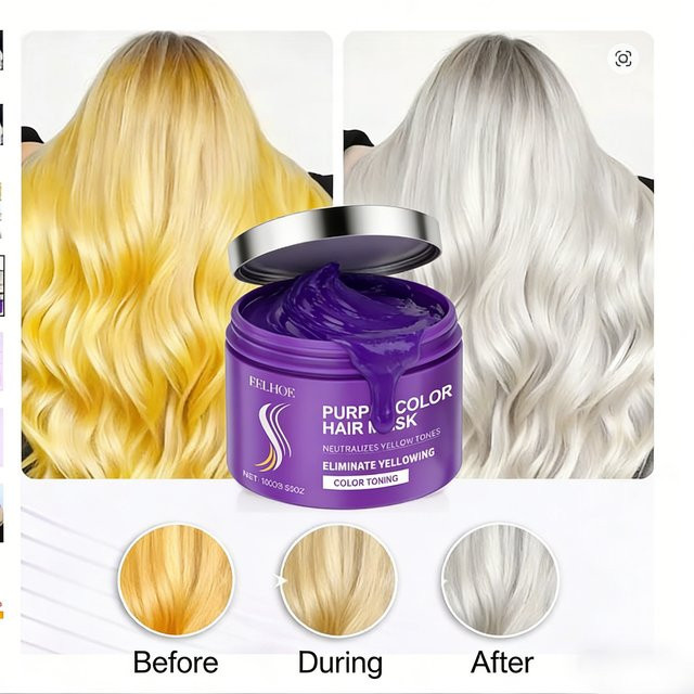 eelhoe Keratin Haarmaske, 100 g, für coloriertes Haar - Bild 1