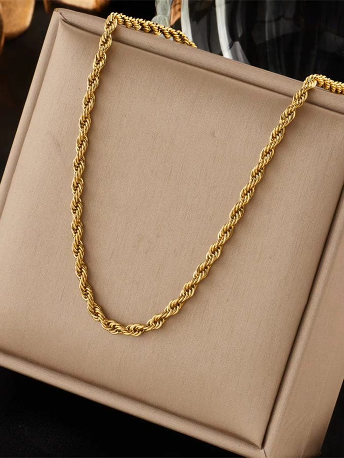 Halsketten und Armbänder Set, 750 Gold, Unisex - Bild 4