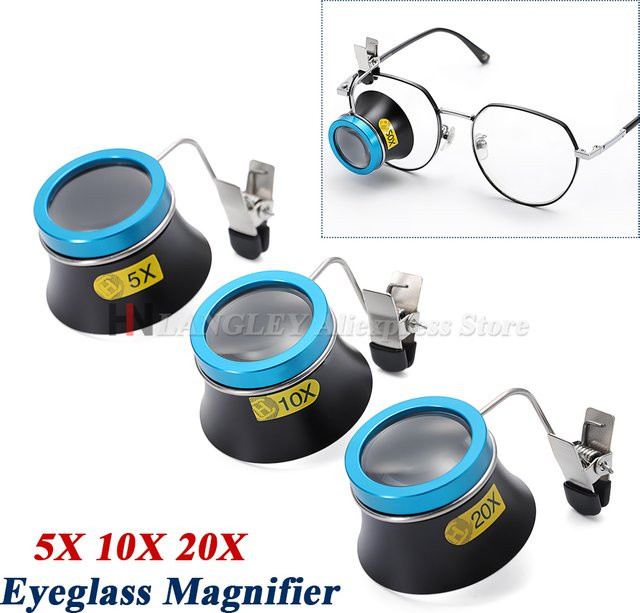 Langley Brillenlupe, Schwarz, Unisex - Bild 1