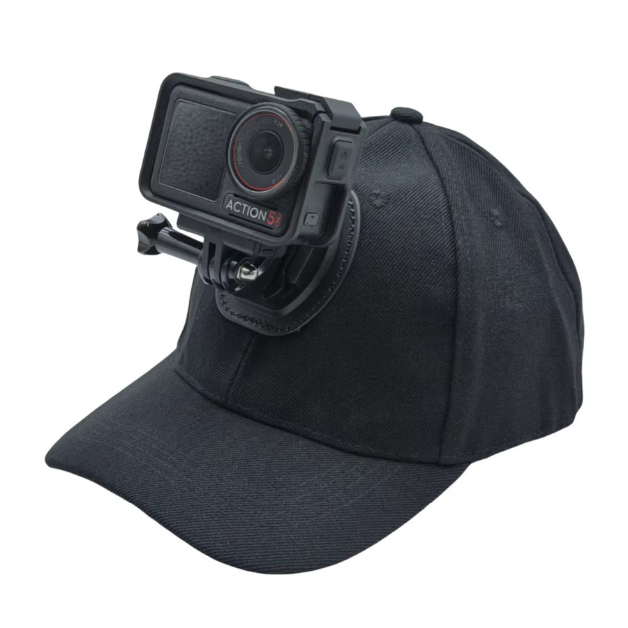 Sonnenhut-Kappe für GoPro, Insta360 und DJI OSMO Action in Schwarz - Bild 2