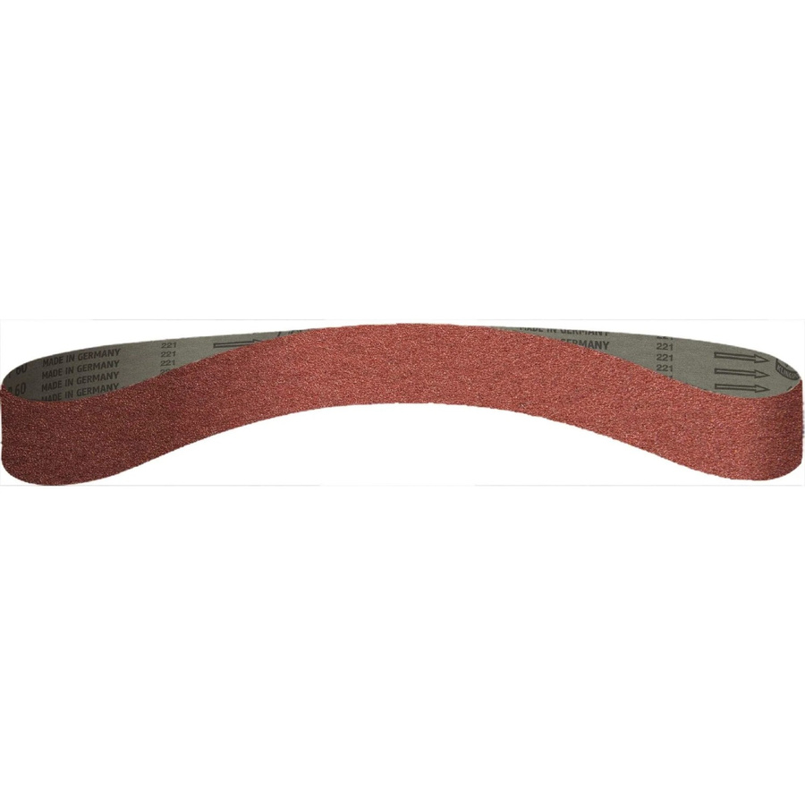 Klingspor Schleifband CS 310 XF für Metall, Korn 80, B/T: 9 x 533 mm, 25 Stück, Braun - Bild 2