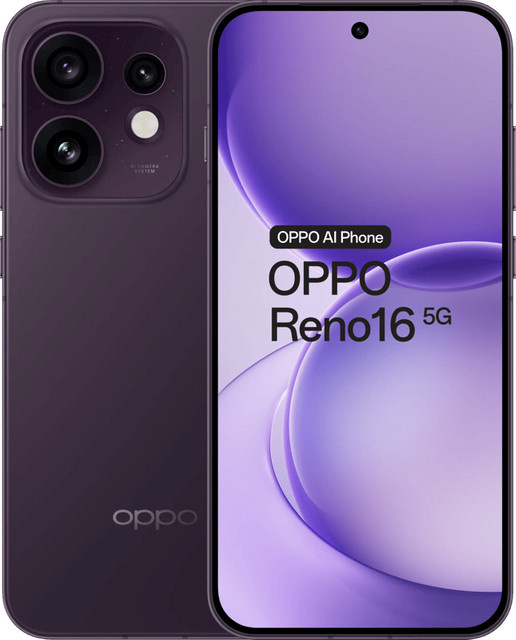 OPPO Reno16 5G Smartphone 512GB Lila - Bild 1